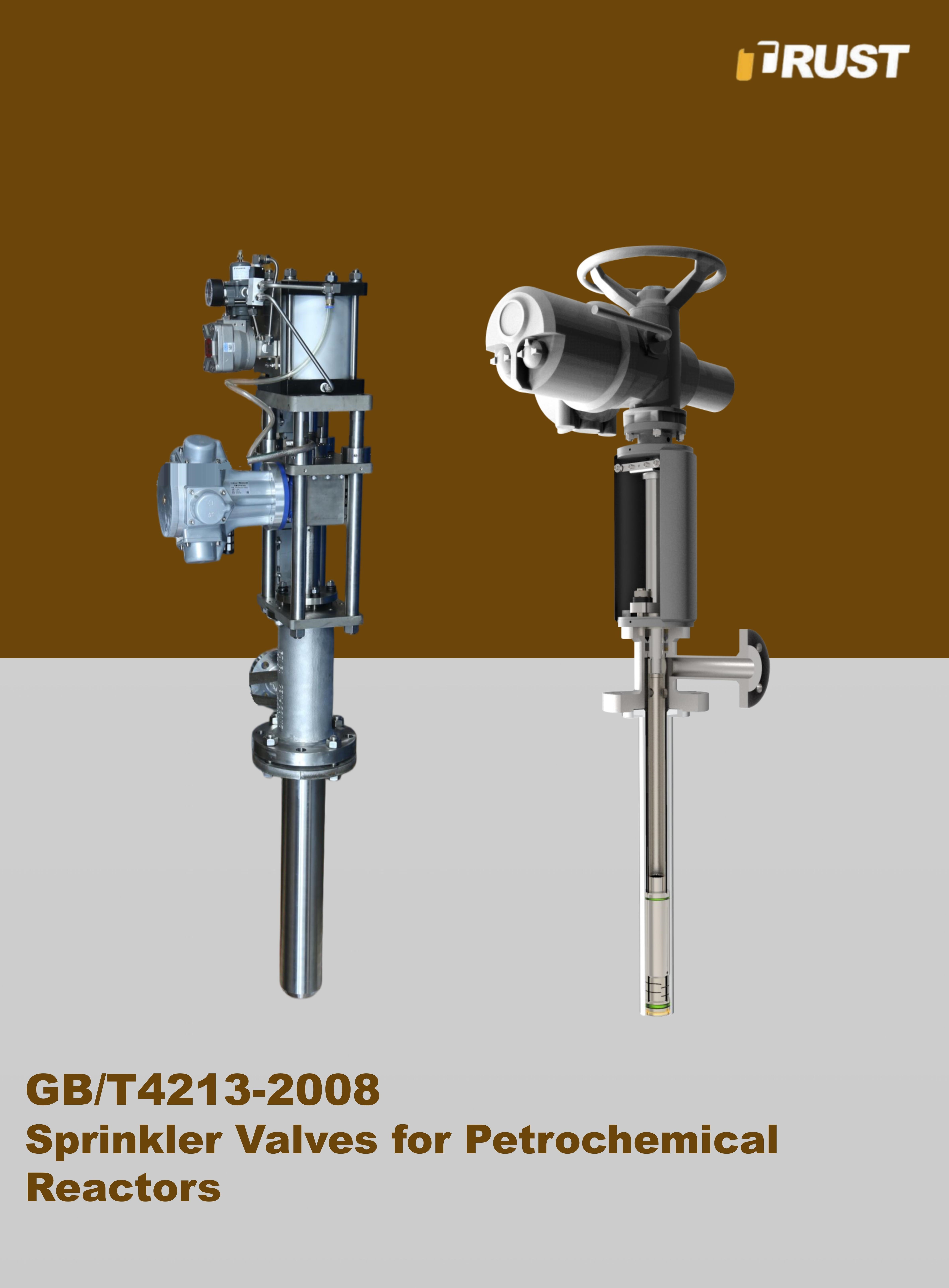 Valvole Sprinkler per Reattori Petrolchimici